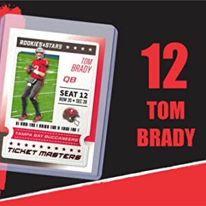 Tom Brady Football Cards Assorted (5) Bundle - Tampa Bay Buccaneers Trading Cards