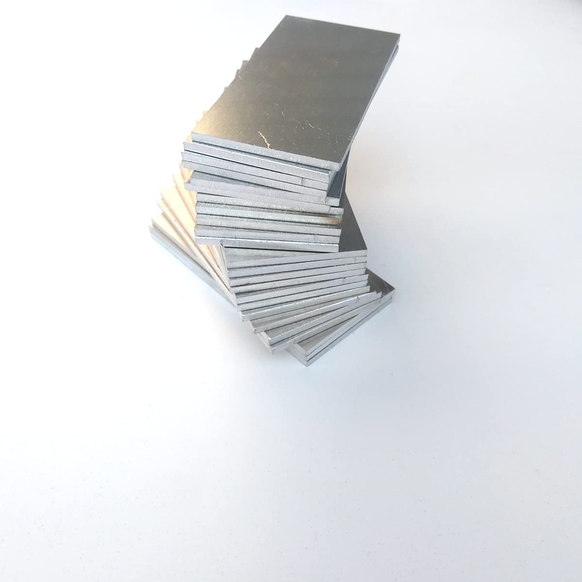 Biscuits Welding Practice Aluminum Parts- 5052 Aluminum - 2*4inch- 24Tablets-Very Suitable- Practice and Training for MIG, TIG, Stick, Arc, Gas and Brazing