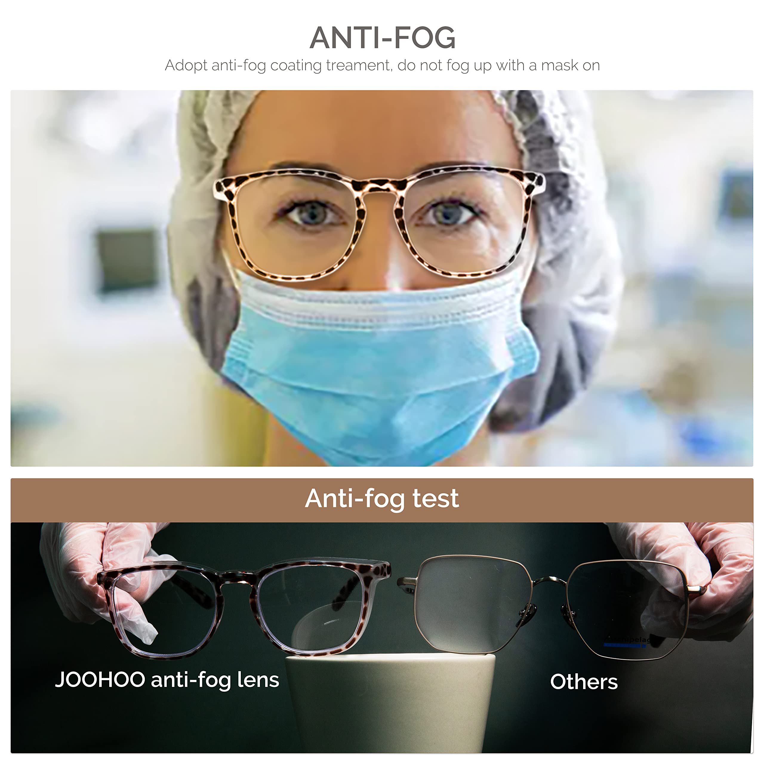 joohoo Anti Fog Safety Glasses for Women, PPE Nursing Goggles Eye Protection for Nurses,Medical Protective Eyewear Lab Glasses, Surgical Goggles Glasses Blue light Filter, Color: Purple