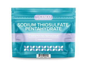 sodium thiosulfate pentahydrate 1 lb by cesco solutions - for pools, aquarium, pond, hot tubs