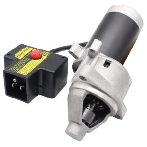 Fullas JQ170-4 Electric Starter Motor Compatible with LCT 414cc Honda GX390 Chinese 420cc OHV Gas Snow Blower Engine