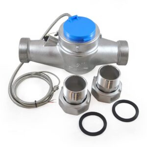 2.0" water meter - stainless steel, pulse output, nsf 61, ntep