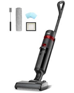 inse wet dry vacuum cleaner lightweight cordless vacuum and mop for hard floors wet-dry cleaning with led display and voice assistance-w5