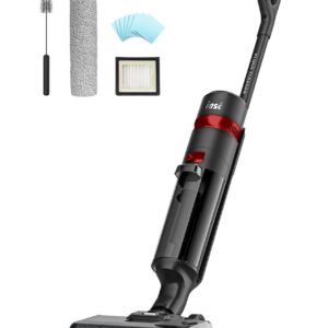 INSE Wet Dry Vacuum Cleaner Lightweight Cordless Vacuum and Mop for Hard Floors Wet-Dry Cleaning with LED Display and Voice Assistance-W5