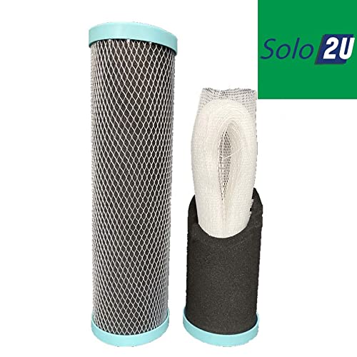 Envig Solo 2U Under Sink Water Filter, Direct Connect, 0.01 Micron Ultrafiltration Composite Filter, Standard Filter Housing