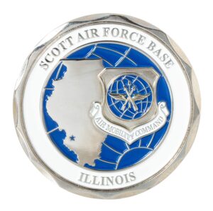 united states air force usaf scott air force base illinois air mobility command challenge coin