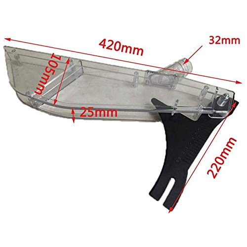 FDSF 10Inch Stand Table Saw Protective Cover, Anti Dust Case Clear Plastic Guard Dispensing Knife Universal Transparent