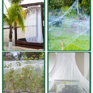 Garden Mosquito Netting for Patio, 10 ft x 12 ft Bird Bug Insect Netting Pest Barrier for Fruit Trees, Greenhouse, Large Plant Row Cover Screen for Vegetables