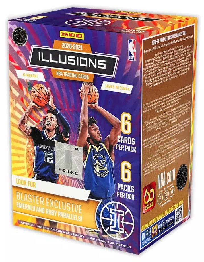 2021 Panini NBA Illusions Basketball Trading Card Blaster Box