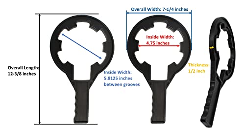 JSP Manufacturing New Aftermarket Hayward CL200 and CL220 Chlorinator Lid Cap Wrench Opener Tool Pool Pump (1)