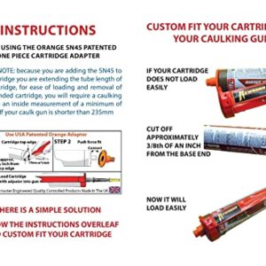 SUPER NOZZLE 45 Adjustable Caulk Gun Nozzle Extender (DIY Kit)