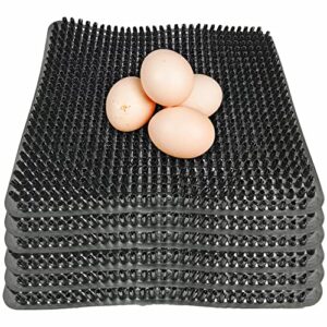 hamiledyi chicken nesting box pads, 6pcs hen nest mats washable, chicken nesting box plastic liners, reusable egg laying mats for chicken coop poultry nest boxes ducks