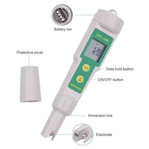 Bevve Collection Instrument 169E ORP/Redox Tester Waterproof ORP Meter ORP Tester Potential Positive and Negative ORP Meter Home and Business