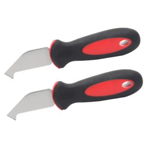 (2-pack) plexiglass scoring tool - extra-sharp steel blade for clean snap lines - suitable for acrylic, plastic, and styrene sheets