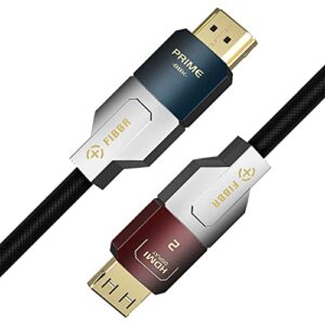 geohn.g 8k hdmi 2.1 cable 1.5m/4.92ft, 48gbps fiber optical cable, 8k@60hz 4k@120hz, hdr10+, earc, 3d, hdcp 2.2/2.3, compatible with monitor dvd tv game console laptop