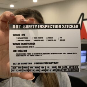 DOT Inspection Stickers (10 Pack)