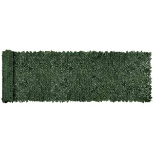 artificial ivy privacy fence,u'artlines heavy duty artificial hedges fence and faux ivy vine leaf decoration screen garden wall fence for outdoor garden decor (39.5x118 inch)