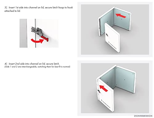 Zombiebox Generator Running Cover, Acoustic Barrier, Heavy Duty Generator Shelter, All Weather Generator Tent, Outdoor Enclosure