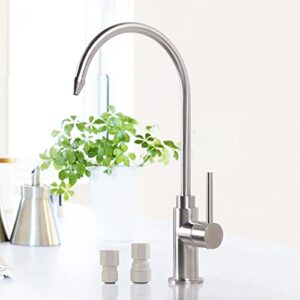 w awesteel kitchen bar sink filtered drinking water faucet tap non-air gap reverse osmosis brushed stainless steel