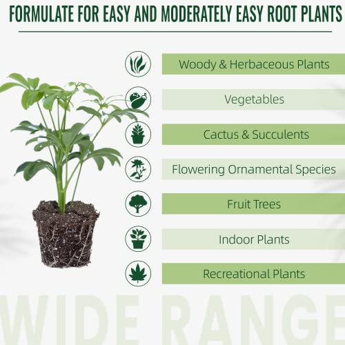 MetaMagic Rooting Hormone for Cuttings Root Stimulator for Plants IBA Rooting Powder for Plant Cuttings Willow Tea Water Rooting Hormone for Plant Cuttings Root Booster for Plants - 3OZ