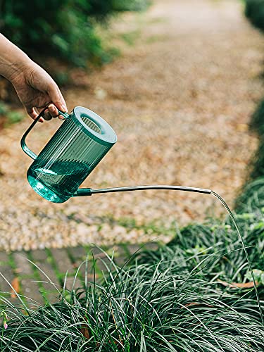 COTREPY Watering can, Long Nozzle, Watering Indoor Garden Plants, Modern Large Watering Globes, 1L (42.3fl Oz, 0.26 Gal), Suitable for Plants, Flowers, Bonsai, Gardens and Micro Landscapes(Green)