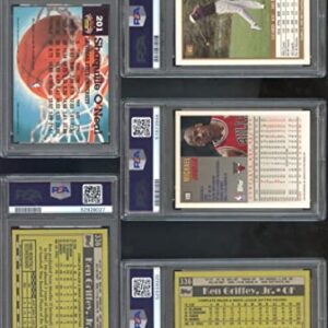 1997-98 Topps #123 Michael Jordan PSA 9 Graded Basketball Card NBA 1997 1998 Chicago Bulls MINT