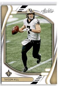 2021 panini absolute retail #68 taysom hill new orleans saints official nfl football trading card