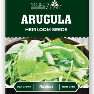 Arugula Seeds for Planting, 350 Arugula Rocket Seeds, Eat Arugula Fresh from Your Own Garden, High Germination, Heirloom Vegetable Varieties, Non-GMO
