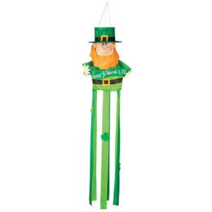 fox valley traders st. patrick's day wind sock by holiday peaktm