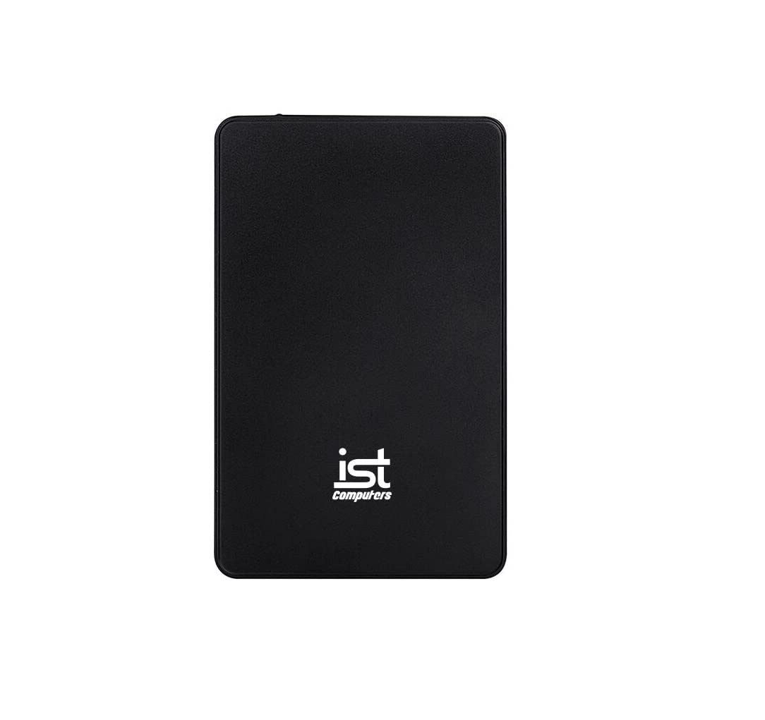 Ultra Slim 1TB Portable External Hard Drive, USB 3.0, Black, for Mac and PC Computer Desktop Workstation PC Laptop Playstation, Xbox One, PS4, PS5 (Black, 1TB)