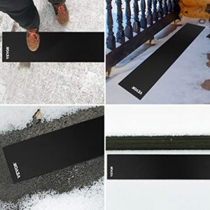 VEVOR, 5ft x 13in Walkway, 120V Ice, PVC Heated 6ft Power Cord, Slip-Proof, Ideal Winter Outdoor Snow Mat, 2'' per Hour Melting Speed, Black