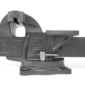 WEN Bench Vise, 6-Inch, Cast Iron with Swivel Base