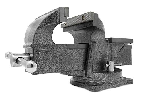 WEN Bench Vise, 6-Inch, Cast Iron with Swivel Base