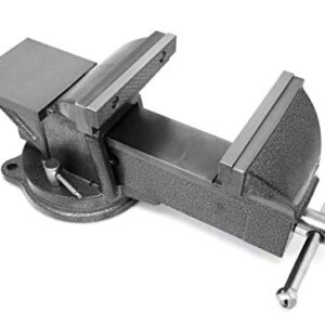 WEN Bench Vise, 6-Inch, Cast Iron with Swivel Base