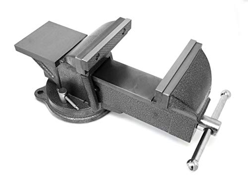 WEN Bench Vise, 6-Inch, Cast Iron with Swivel Base