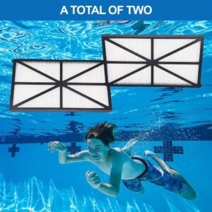 Replacement Robotic Pool Cleaner Filter Cartridges,Ultra Fine Cartridge Filter Panels, for Hayward Robotic AquaVac, TigerShark and SharkVac Pool Cleaners Maytronics Part Number: RCX70101PAK2 (2 Pack)