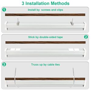 TVTUTPWY T5 Grow Lights 5000K Full Spectrum,1.4FT (2pcs x 10 Watts) Plant Growing Lamp,End-to-End Connectable Led Light Strips for Indoor Plants Succulents Flowers Growing