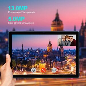 Android Tablet 10.1 Inch Tablet, 4GB RAM Octa-Core Processor, Google Certificated Wi-Fi Tablets, Dual Camera & Speaker, HD IPS Screen, Long Battery Life Tablet, Support Bluetooth (Blue)…