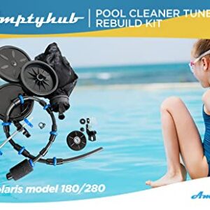 Amptyhub Pool Cleaner Rebuild kit Replacement for Zodiac Polaris Black Max 280 Pool Cleaner