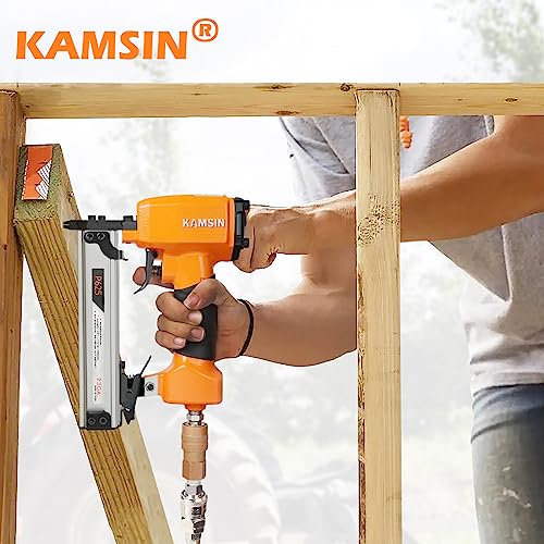 P625 23 Gauge Pneumatic Pin Nailer Accepts 3/8" to 1" Pin Nails, Headless Pinner/Pin Nail Gun for Cabinet, Windows, Doors, and Woodworking