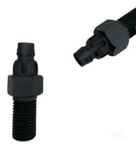core drill shaft adapter - 6 slot - quick release to 1 1/4" - 7 threads compatible with hilti and more