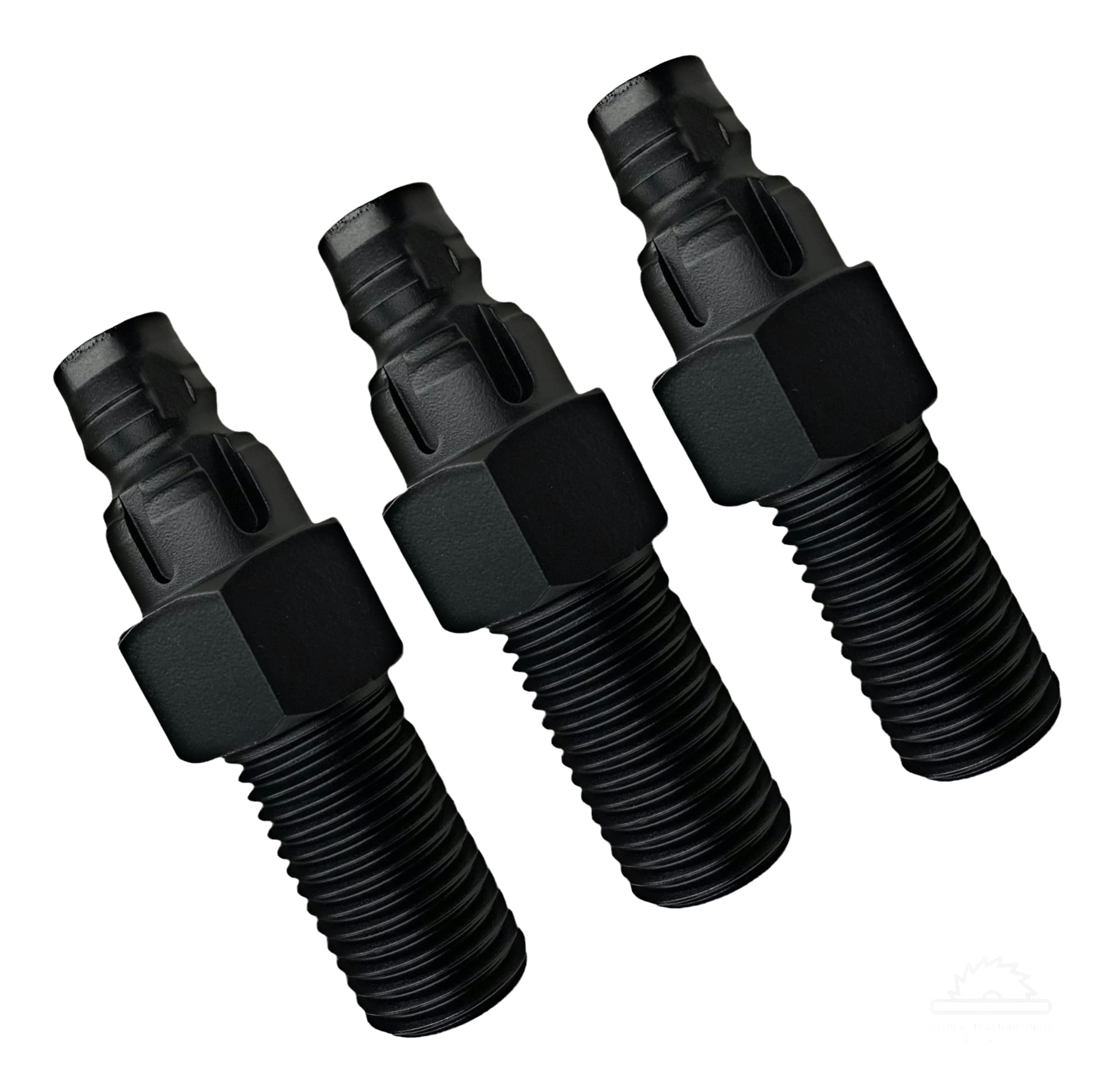 Core Drill Shaft Adapter - 6 Slot - Quick Release to 1 1/4" - 7 Threads Compatible with Hilti and More