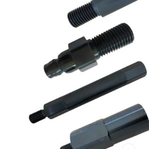 Core Drill Shaft Adapter - 6 Slot - Quick Release to 1 1/4" - 7 Threads Compatible with Hilti and More