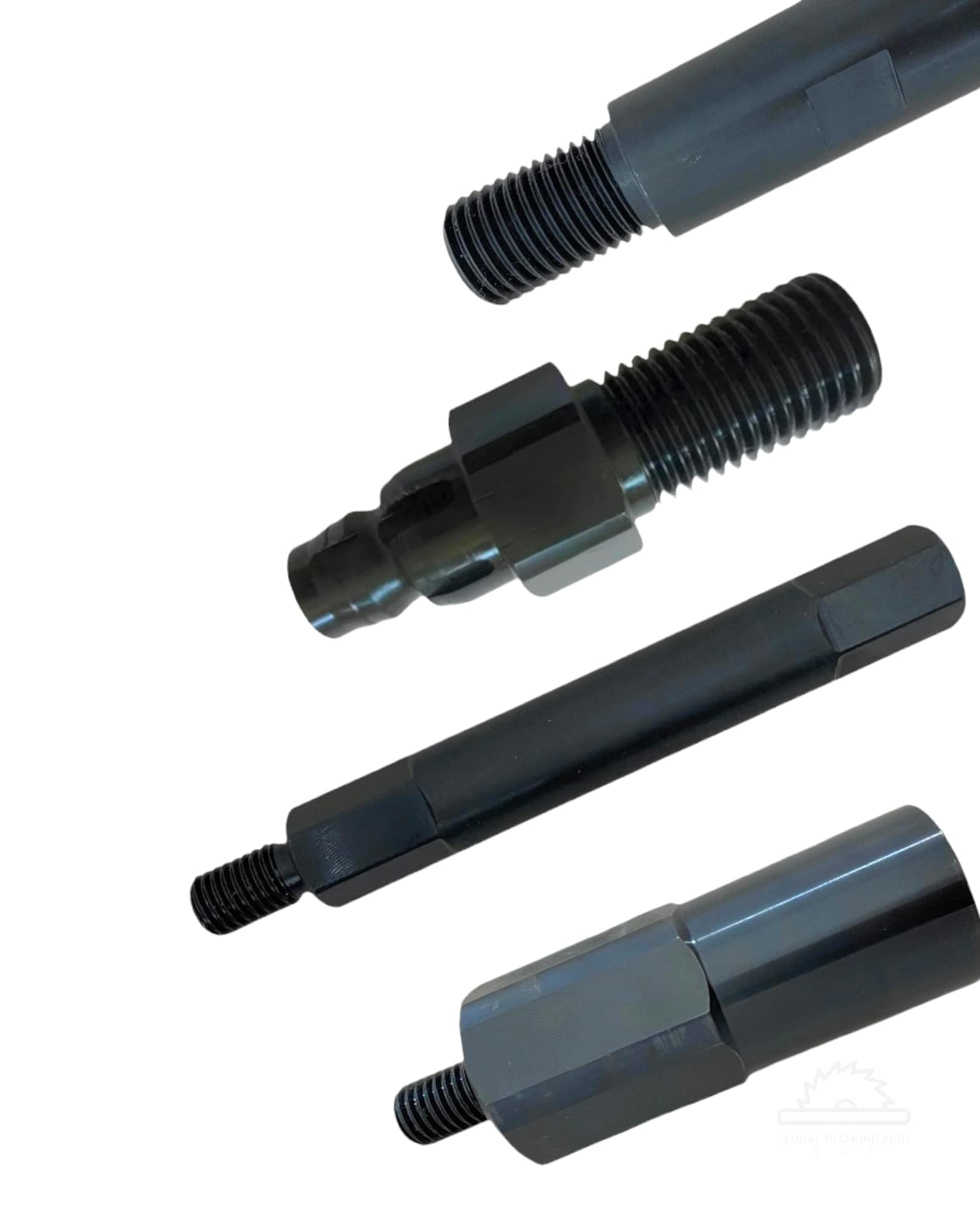 Core Drill Shaft Adapter - 6 Slot - Quick Release to 1 1/4" - 7 Threads Compatible with Hilti and More