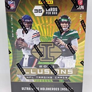 2021 Panini Illusions NFL Football Blaster Box (36 Cards)