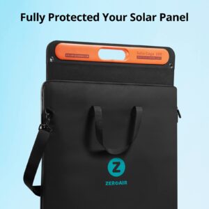 ZEROAIR Solar Panels Storage Bag, for Jackery 100 watt Solar Panel Kits, Protective Case, Dustproof Waterproof