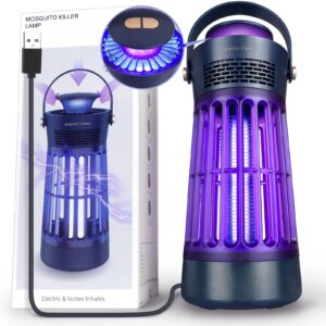 antarctic corner bug zapper indoor insect trap fly gnat mosquito catcher with 22 led uv lights and quiet suction design for home