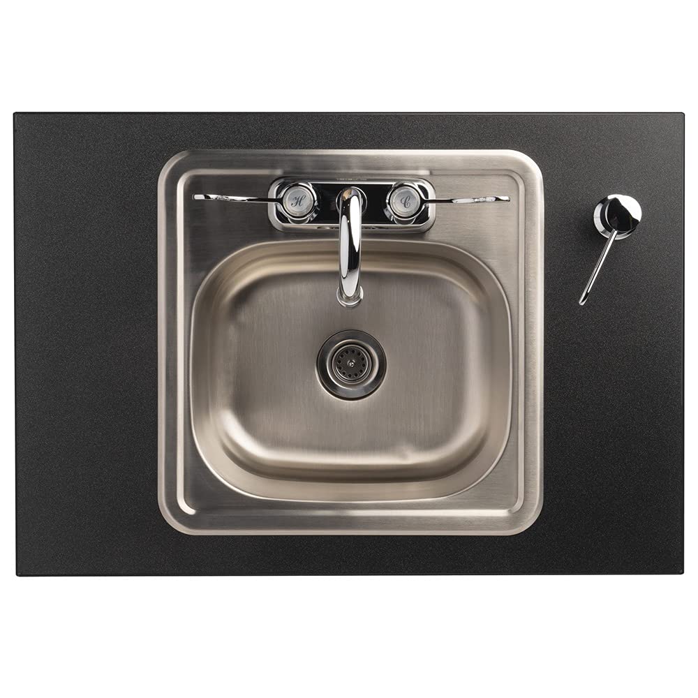Ozark River Advantage Self Contained Portable Hot Water Handwashing Sink NSF Certified (Laminate Countertop, Maple)