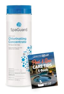 spaguard chlorinating concentrate 2lb granular spa chlorine with hot tub care ebook