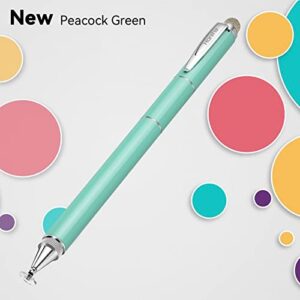 Universal Stylus Pens, Honiha High Precise Disc Stylus Pens for Touch Screens 4 in 1 Touch Screen Pen Capacitive Stylus Compatible with iPad, iPhone, Samsung, Android, Microsoft Tablets- Green